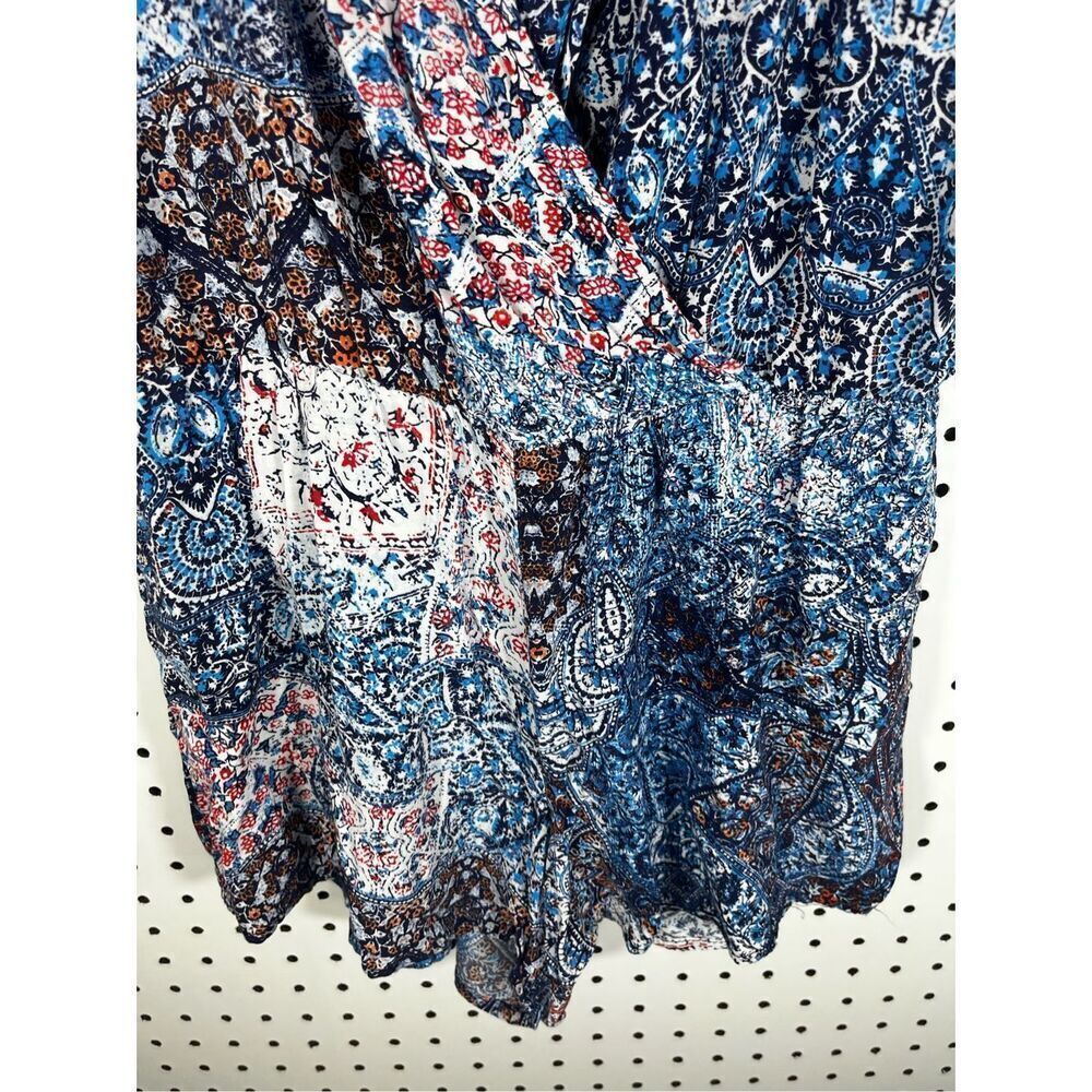 BCBGENERATION wrap multi print romper - Picture 3 of 6